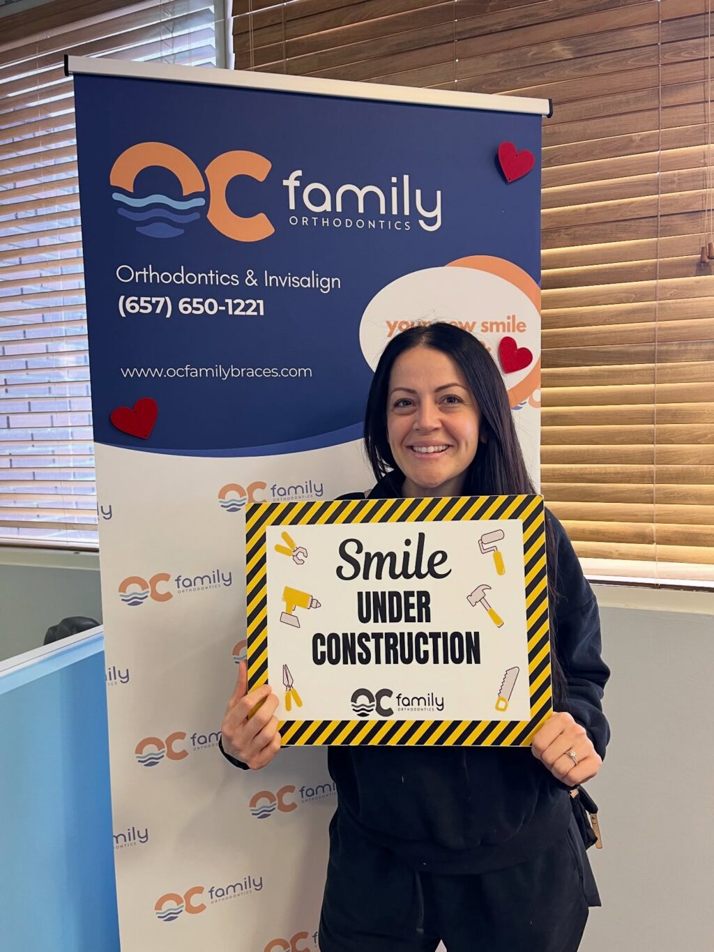 Instagram post from ocfamilyortho. This post is in position 2.