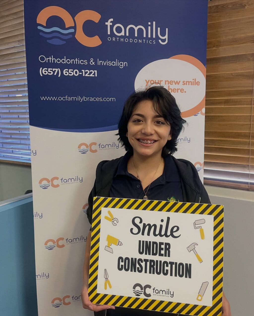 Instagram post from ocfamilyortho. This post is in position 2.